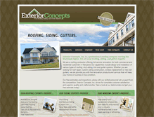 Tablet Screenshot of exteriorconcepts.net